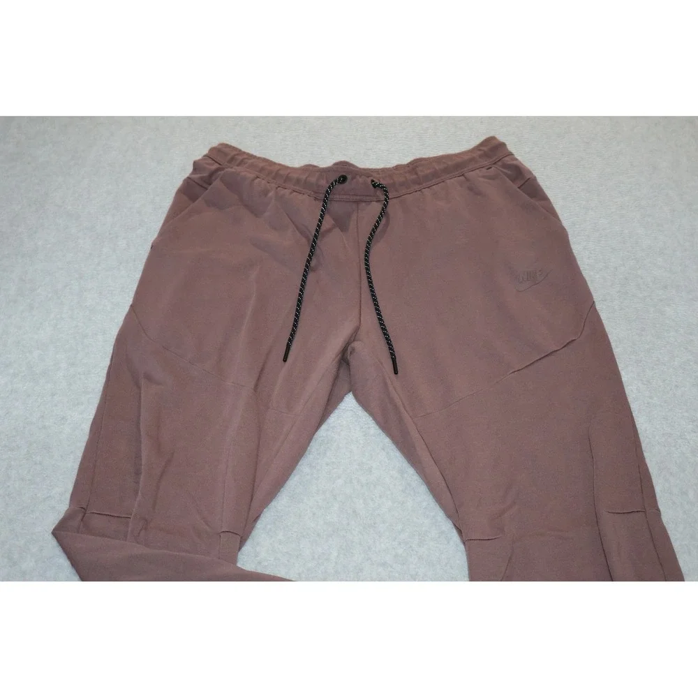 Nike Joggers Men Large Dark Muted Purple Tech Fleece Style Tapered Sweatpants